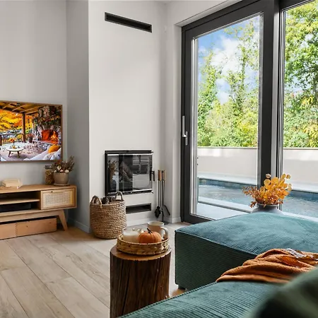 Charming Harmonia With Heated Pool And Indoor Jacuzzi Surrounded By Nature Villa